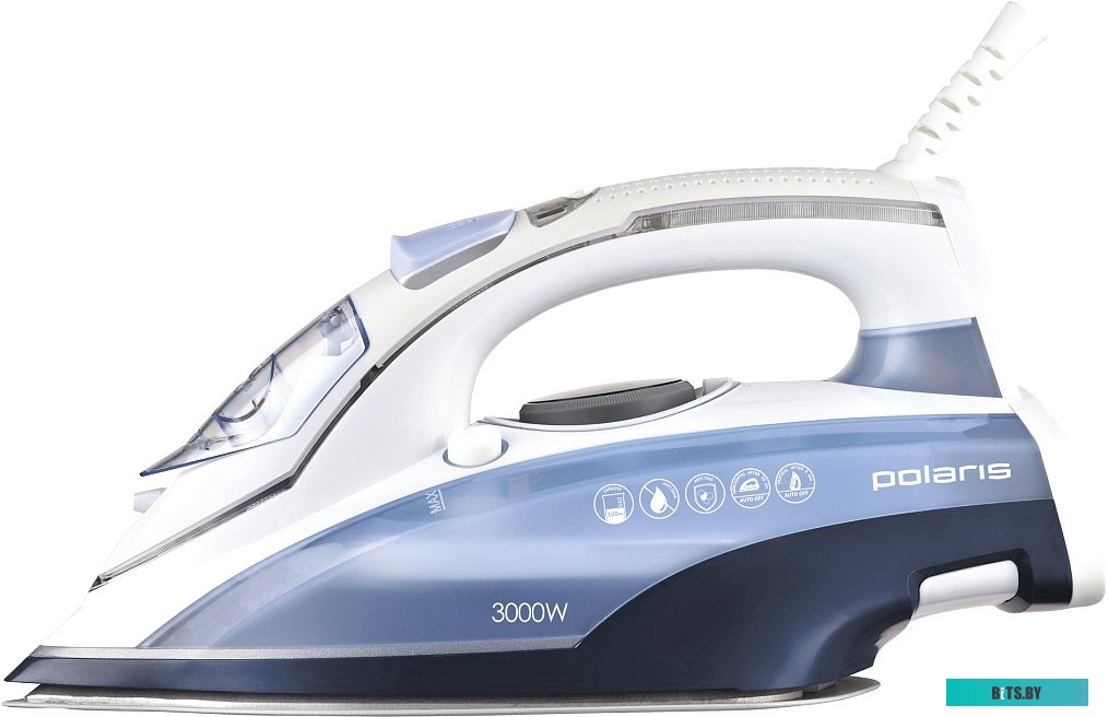 Утюг Polaris PIR 3074 SG AA 3000Вт белый/голубой