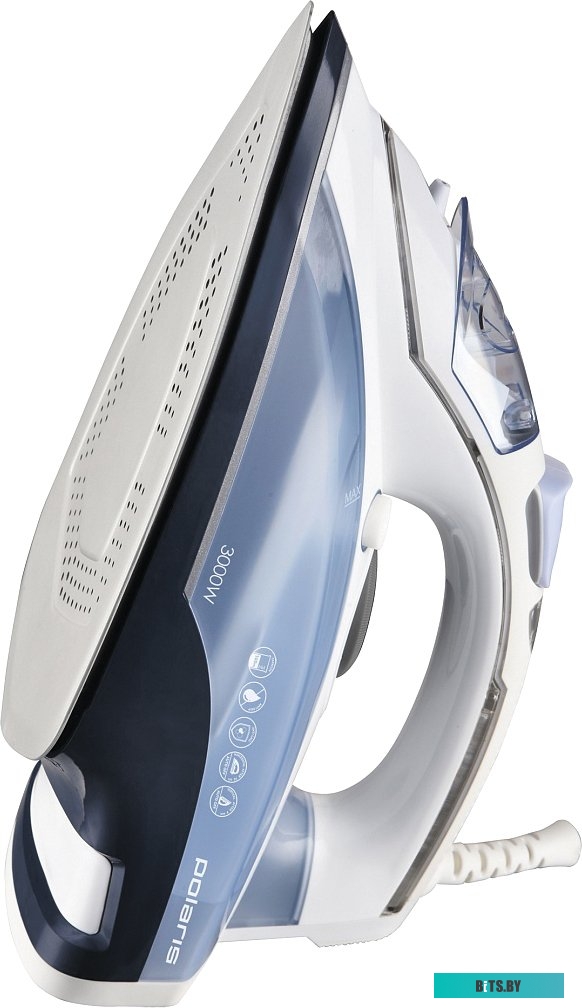 Утюг Polaris PIR 3074 SG AA 3000Вт белый/голубой