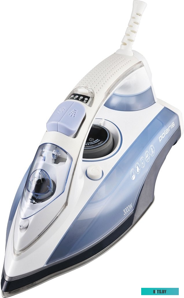 Утюг Polaris PIR 3074 SG AA 3000Вт белый/голубой