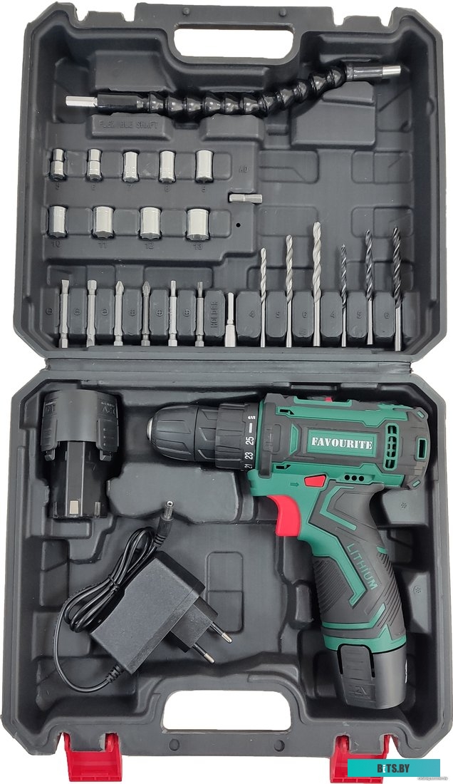 Favourite DC-1202 Promo Set (с 2-мя АКБ, кейс, набор оснастки)