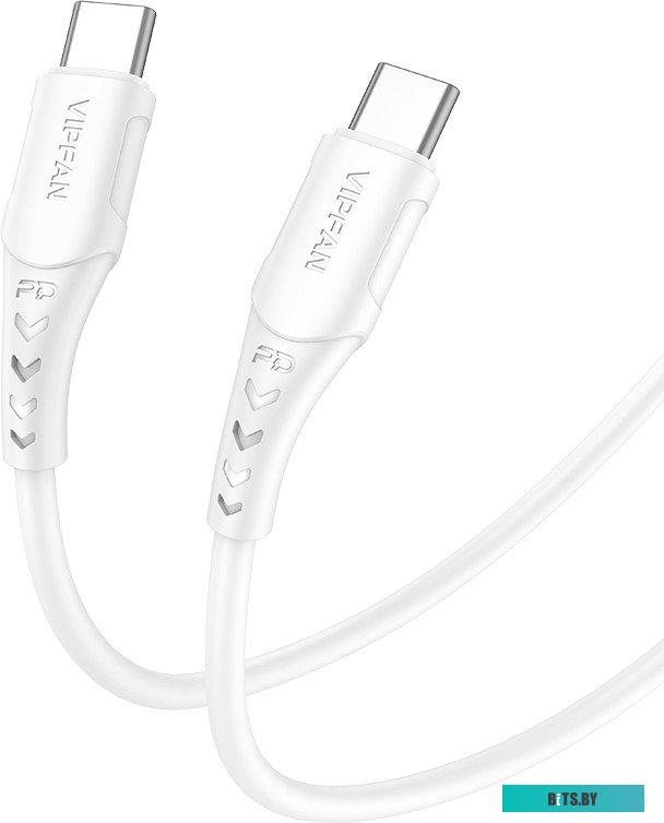 Кабель Vipfan P05 USB Type-C- USB Type-C (2 м, белый)