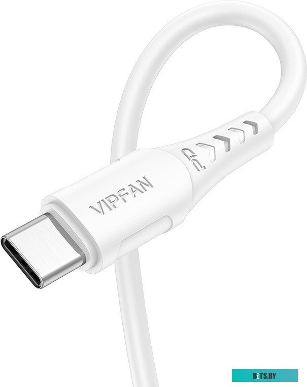 Кабель Vipfan P05 USB Type-C- USB Type-C (2 м, белый)