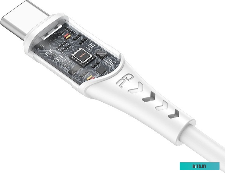 Кабель Vipfan P05 USB Type-C- USB Type-C (2 м, белый)