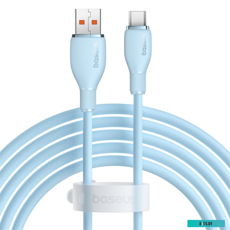 P10355703311-00 Baseus Pudding Series Fast Charging Cable 100W USB Type-C - USB Type-C (1.2 м, голубой)