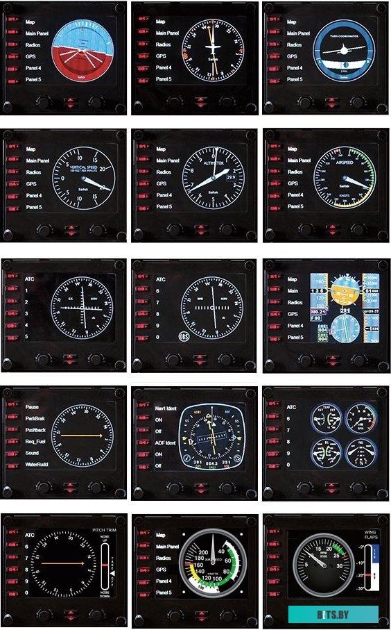 Оборудование для авиасимов Logitech Flight Instrument Panel <945-000008>
