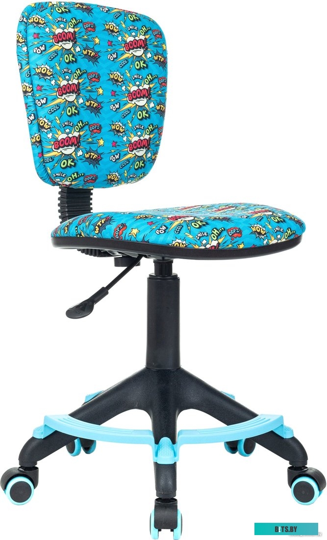 CH-204-F/BOOM Кресло детское Бюрократ CH-204-F мультиколор бум крестов. пластик подст.для ног