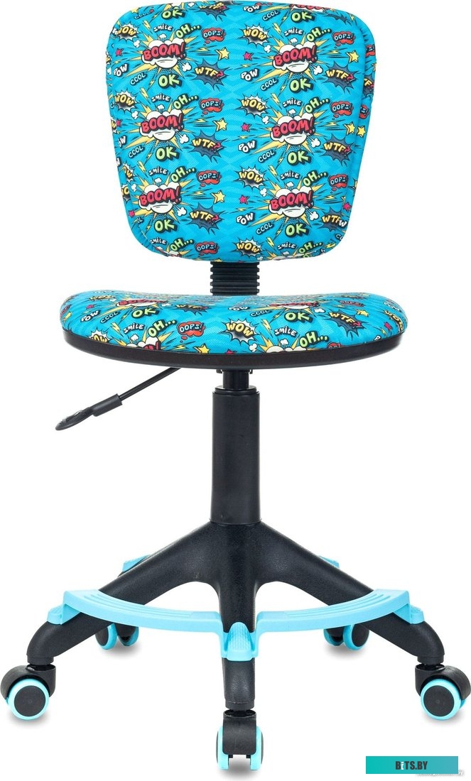 CH-204-F/BOOM Кресло детское Бюрократ CH-204-F мультиколор бум крестов. пластик подст.для ног