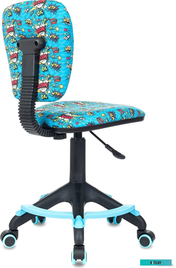 CH-204-F/BOOM Кресло детское Бюрократ CH-204-F мультиколор бум крестов. пластик подст.для ног