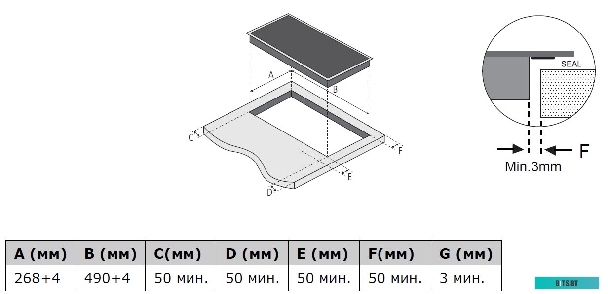 HV312BM Поверхность электрическая WEISSGAUFF HV312BM
