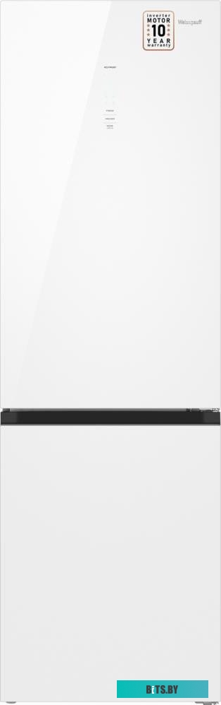 WRK2000TotalNoFrostInverterWhiteGlass Weissgauff WRK 2000 Total NoFrost Inverter White Glass