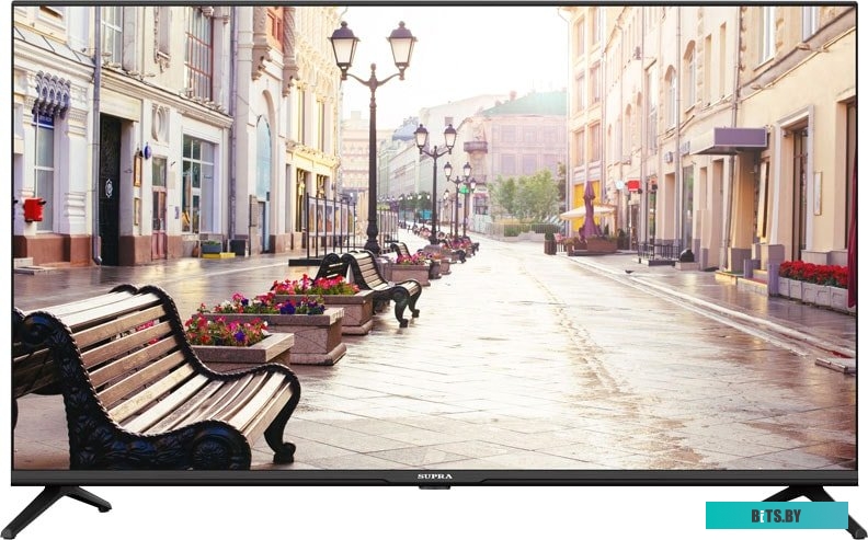 STV-LC40ST00100F Телевизор LED Supra 40" STV-LC40ST00100F черный/FULL HD/50Hz/DVB-T/DVB-T2/DVB-C/USB/WiFi/Smart TV (RUS)