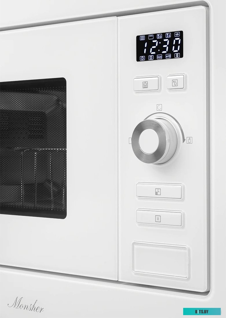 MMH 1020 BX Встраиваемая микроволновая печь/ 700 Вт, High-Tech, 20 л, черный+нерж.