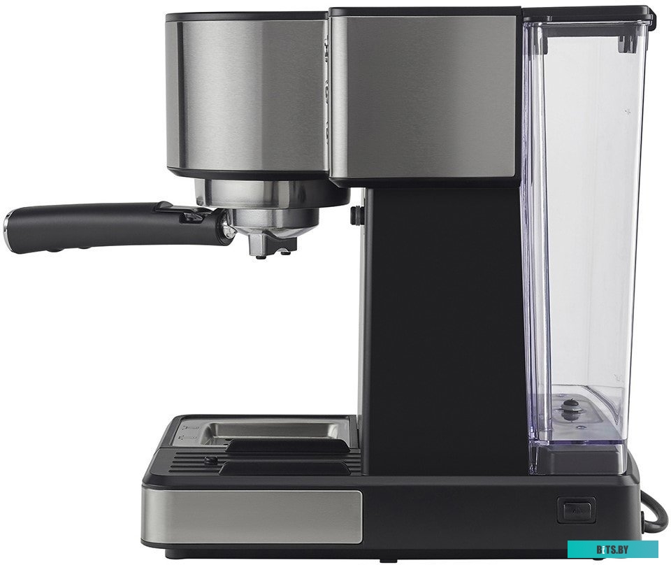 PCM 1536E Кофеварка Polaris PCM 1536E Adore Cappuccino,  рожковая,  нержавеющая сталь  / черный