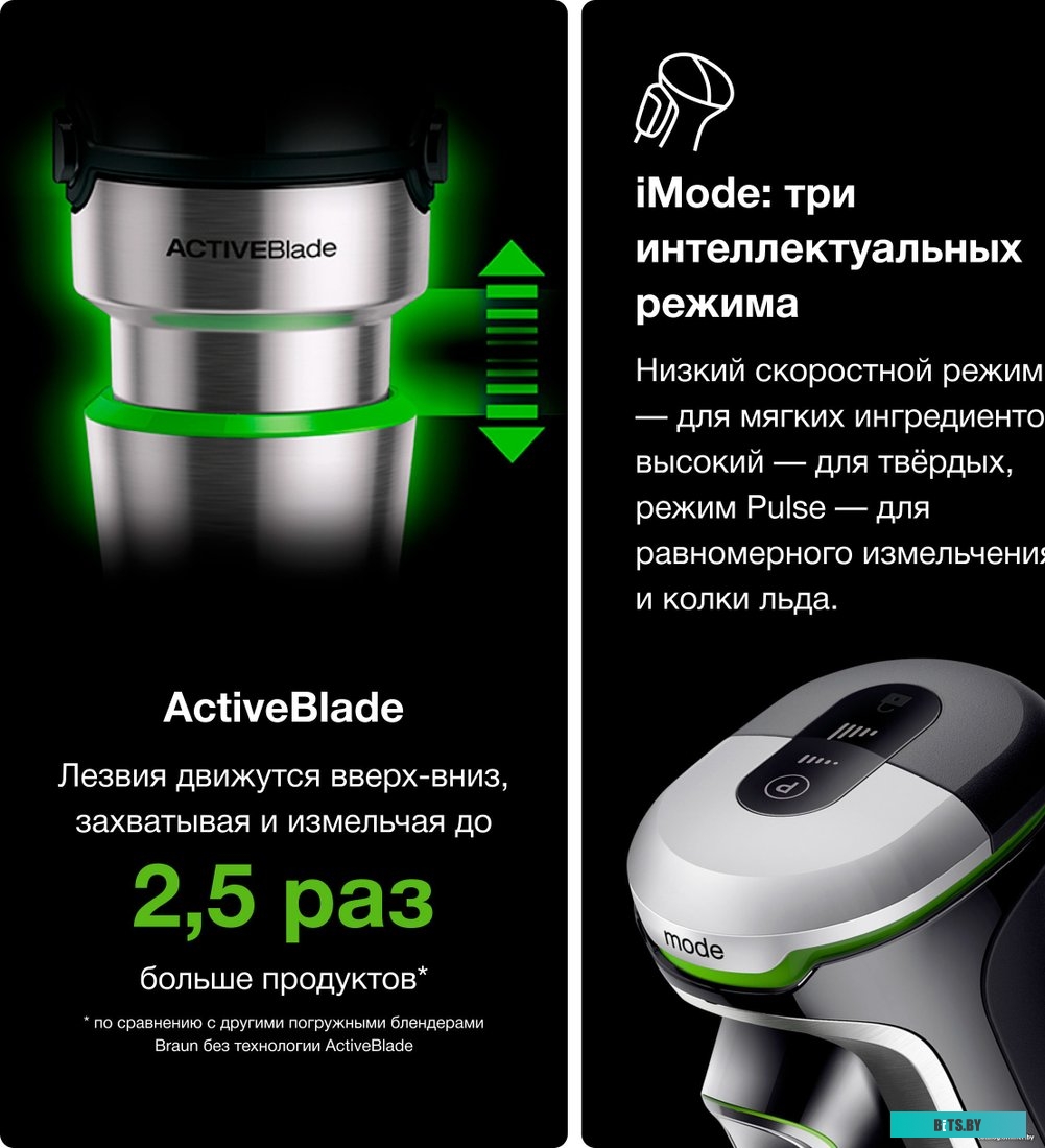 MQ9195XLI Блендер погружной Braun MQ9195XLI 1200Вт черный