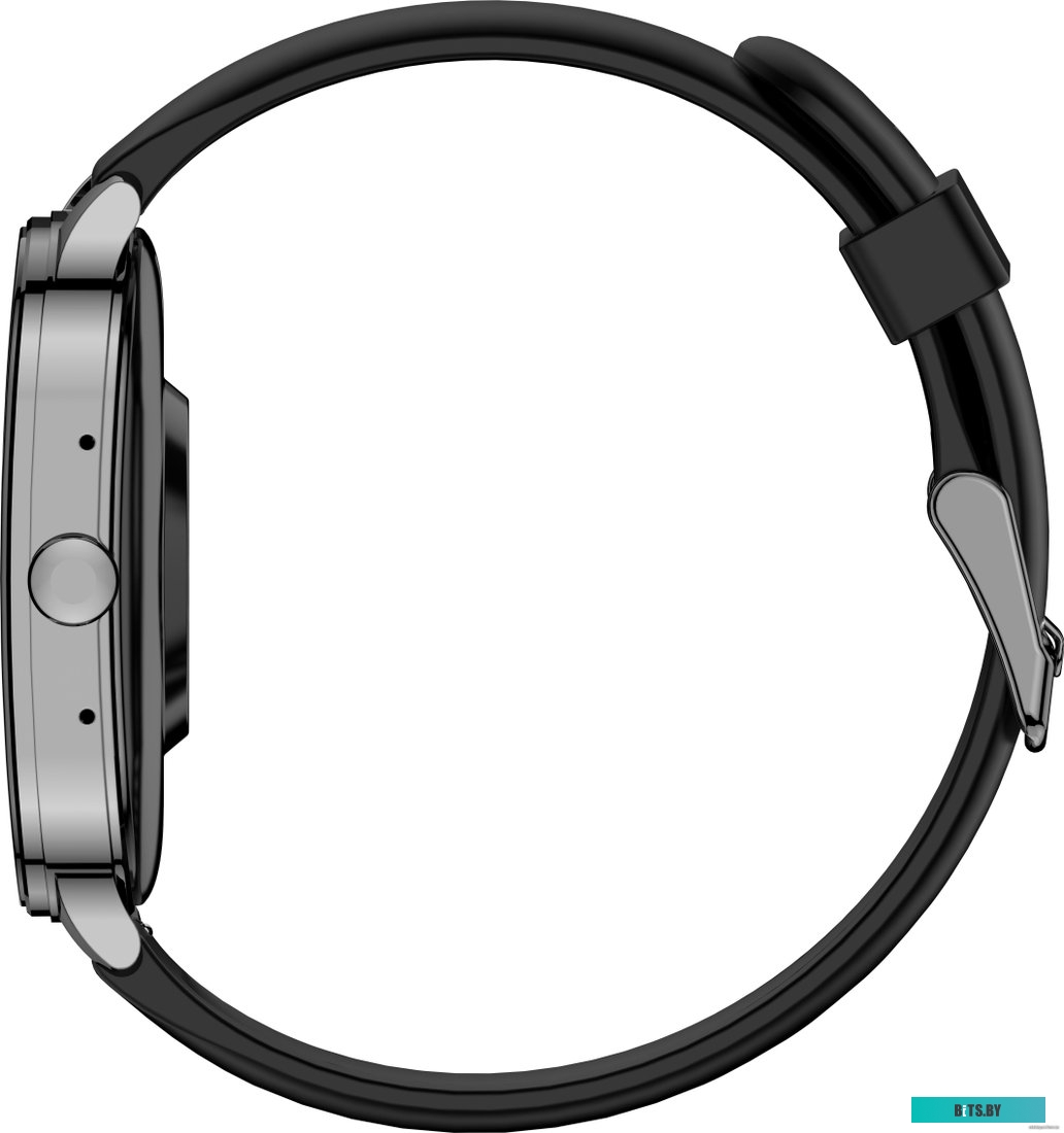 Смарт-часы Amazfit Pop 3S (черный, с силиконовым ремешком)