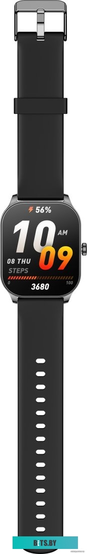 Смарт-часы Amazfit Pop 3S (черный, с силиконовым ремешком)
