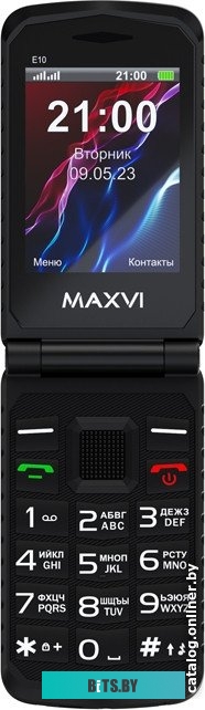Мобильный телефон Maxvi E10 (черный)