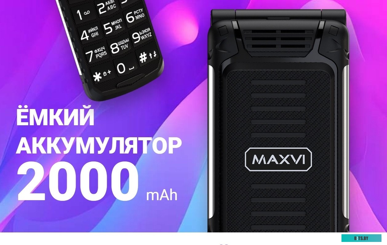 Мобильный телефон Maxvi E10 (черный)