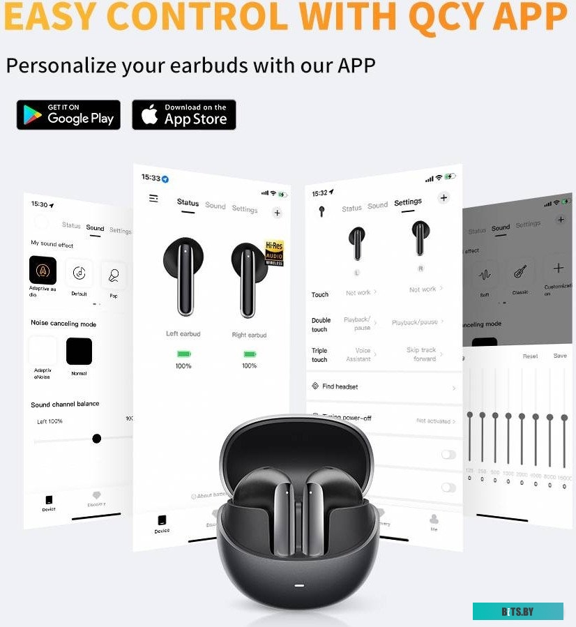 QCY AilyBuds Pro (серый)