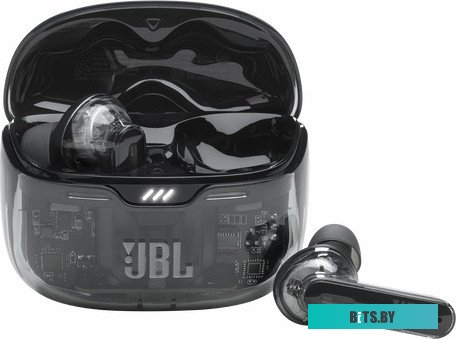 Наушники Внутриканальные JBL Tune Beam Ghost черный беспроводные bluetooth в ушной раковине JBLTBEAMGBLKAS
