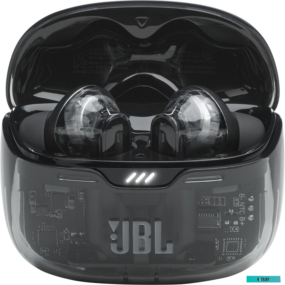 Наушники Внутриканальные JBL Tune Beam Ghost черный беспроводные bluetooth в ушной раковине JBLTBEAMGBLKAS
