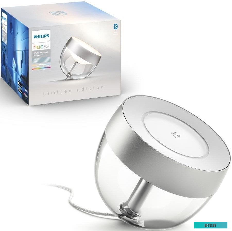929002376701 Умный светильник Philips Hue Iris настол. серебристый (929002376701)