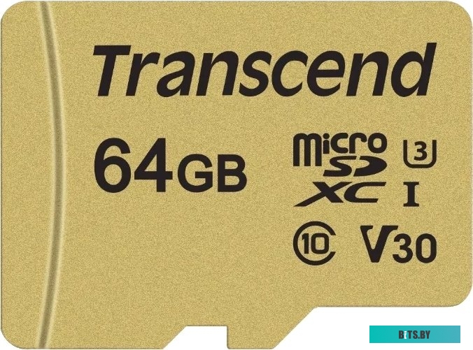 Карта памяти Transcend microSDHC 500S 64GB <TS64GUSD500S>