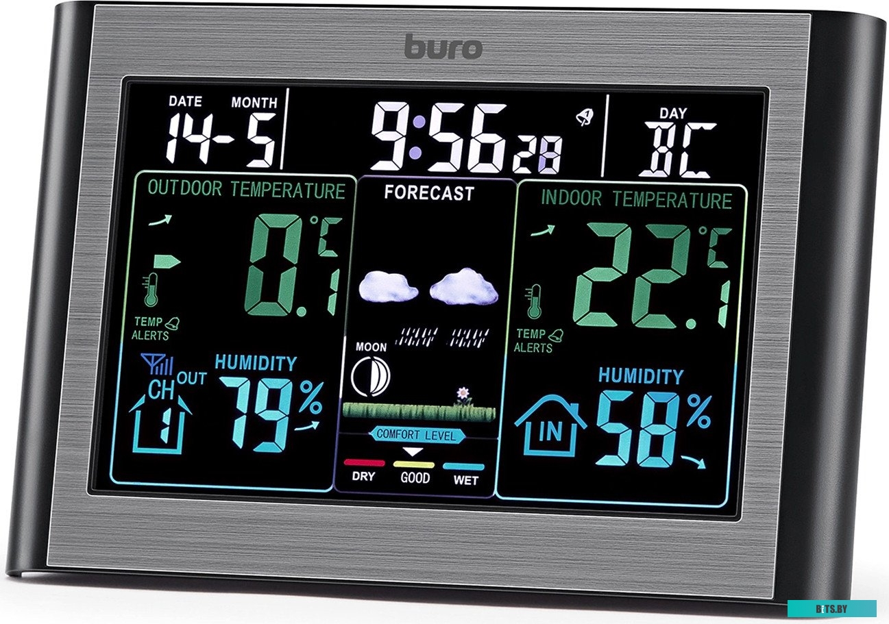 BU-WSH114-COLOR Погодная станция Buro BU-WSH114-COLOR черный