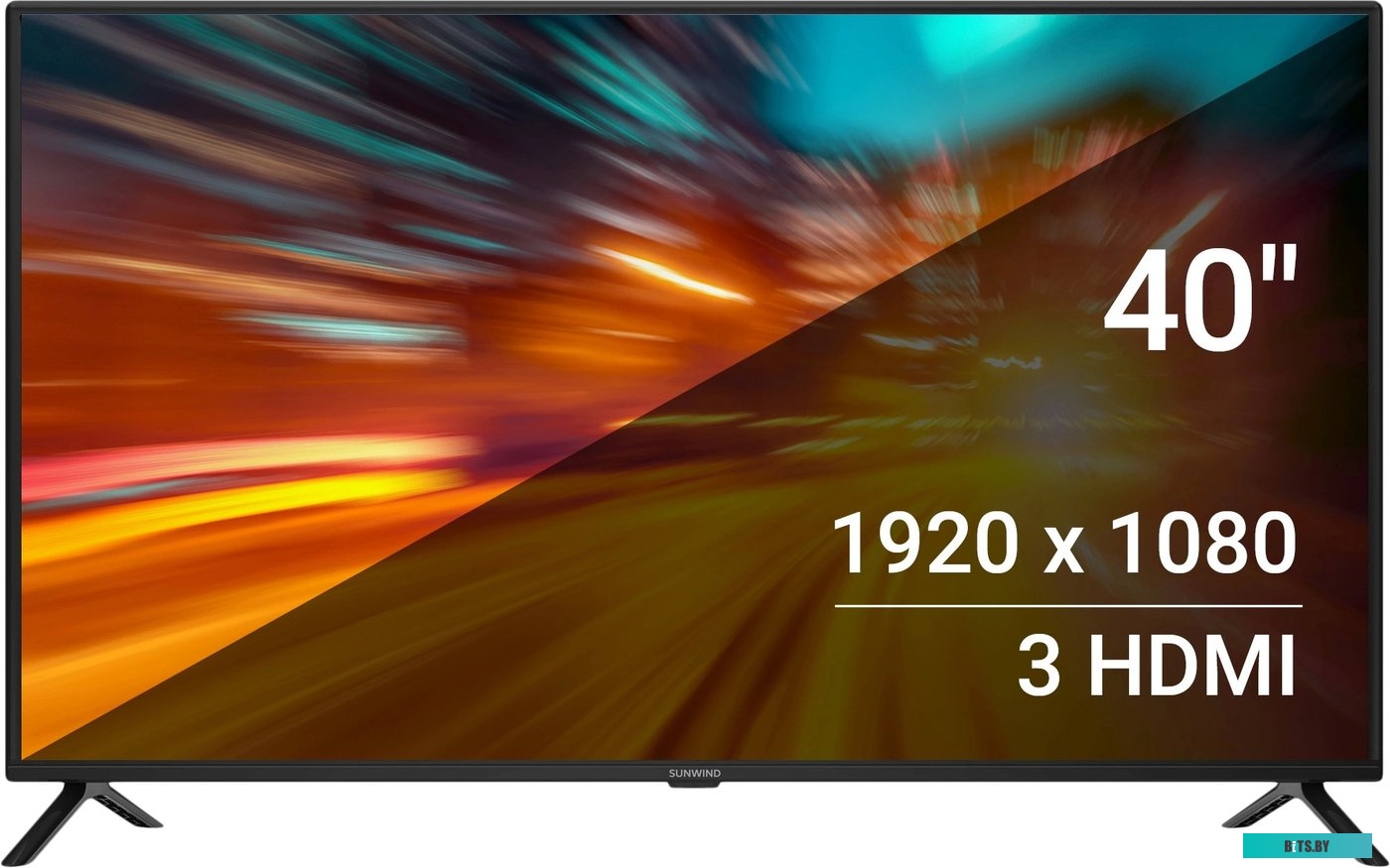 Телевизор SunWind SUN-LED40XB201, 40", FULL HD, черный