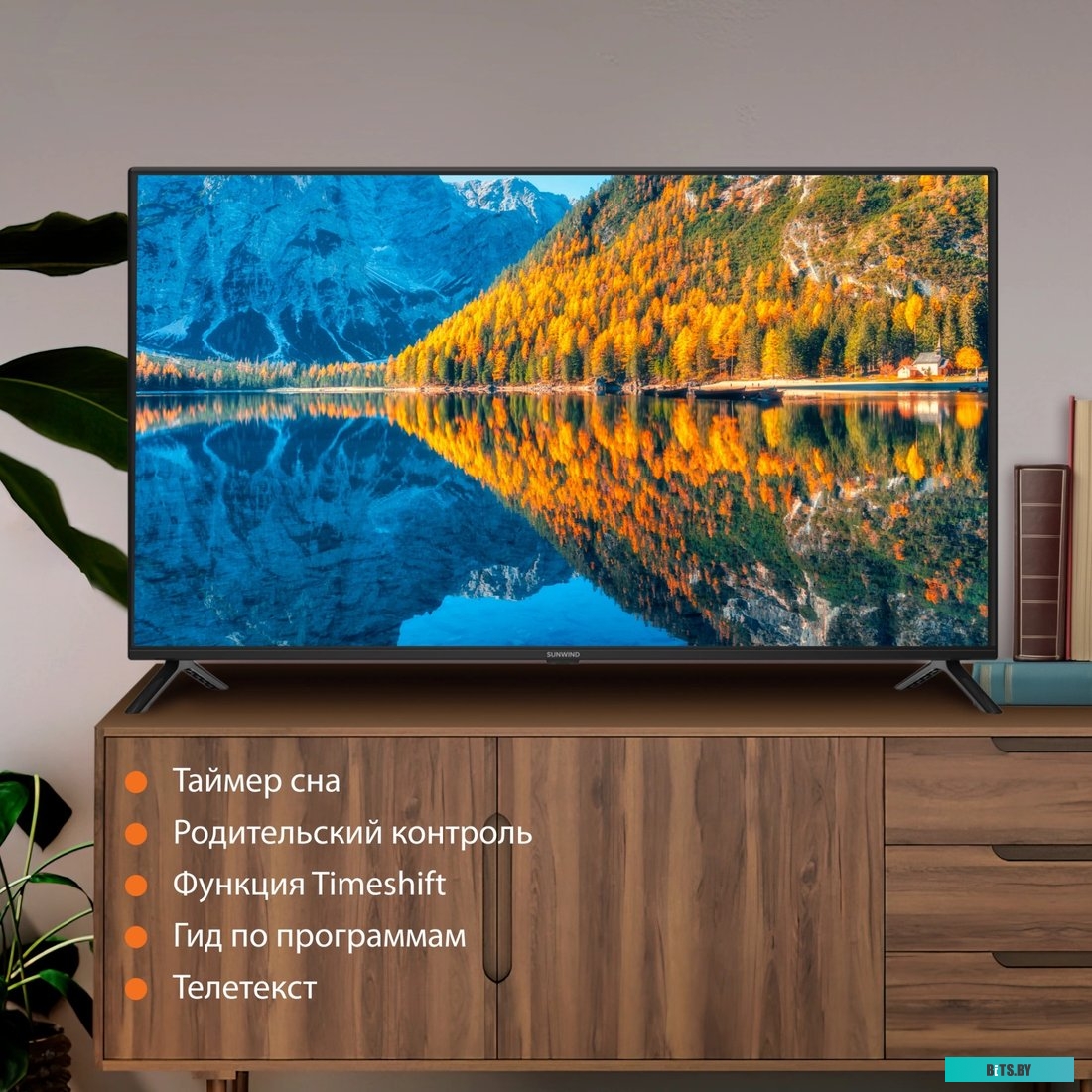 Телевизор SunWind SUN-LED40XB201, 40", FULL HD, черный