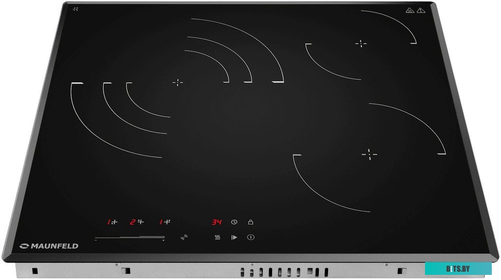 КА-00021620 Электрическая варочная панель MAUNFELD CVCE593STBK LUX,  Hi-Light,  независимая,  черный