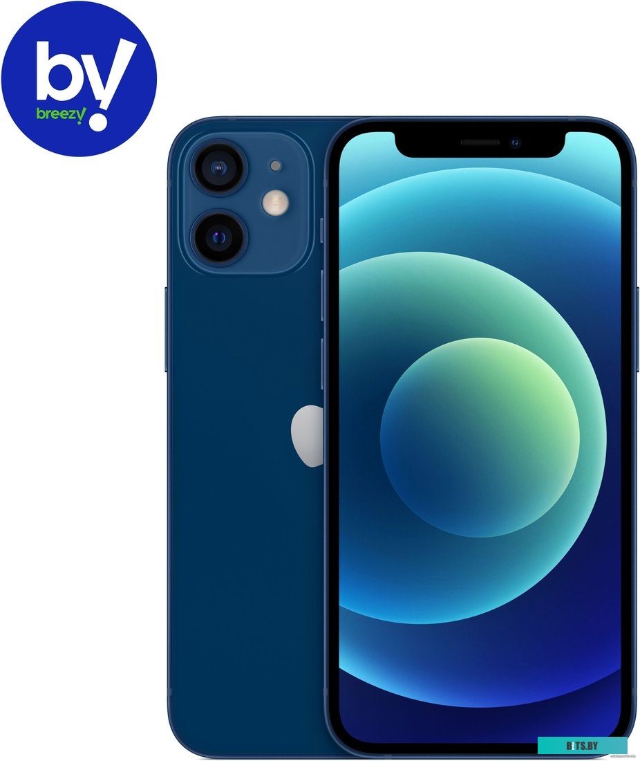 Apple iPhone 12 mini 256GB Восстановленный by Breezy, грейд B (синий)