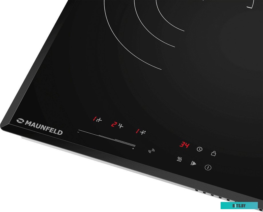 КА-00021620 Электрическая варочная панель MAUNFELD CVCE593STBK LUX,  Hi-Light,  независимая,  черный