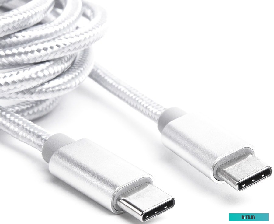 Atom USB Type-C - USB Type-C (1.8 м, серебристый)