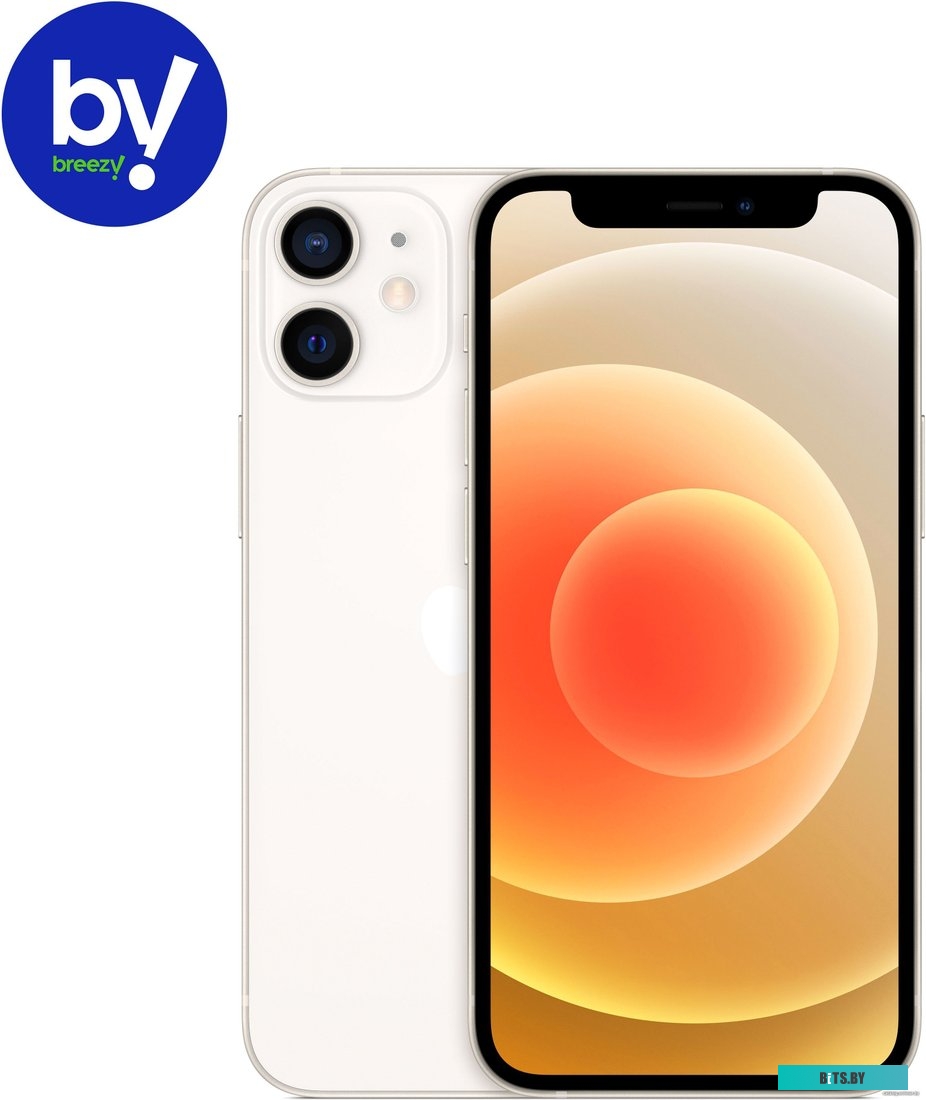 Apple iPhone 12 mini 128GB Восстановленный by Breezy, грейд A (белый)