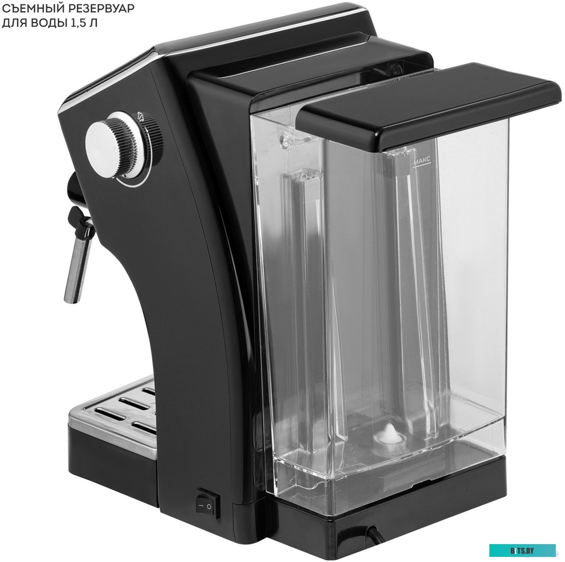 ГЛ0756ЛЧЕР Кофеварка рожковая Galaxy Line GL 0756 1500Вт черный