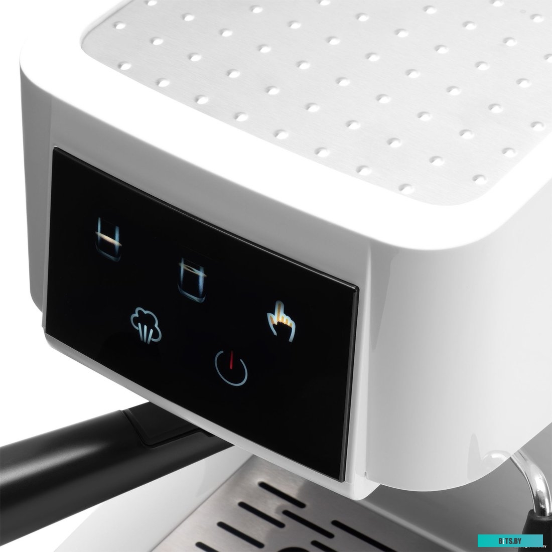 HEM-3203 Кофеварка рожковая Hyundai HEM-3203 1000Вт белый/серебристый