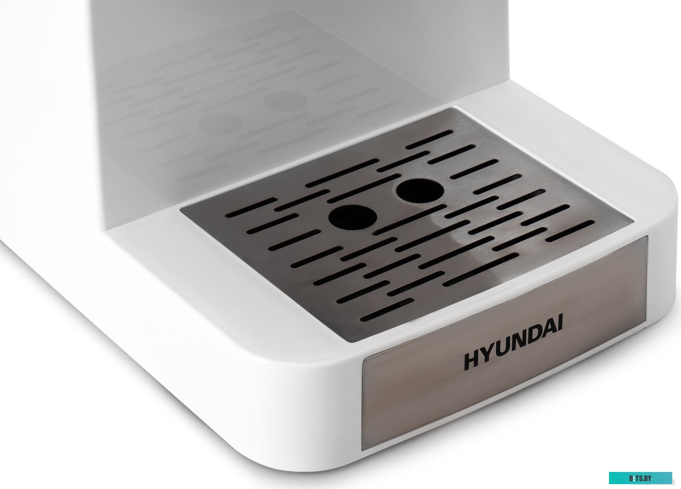 HEM-3203 Кофеварка рожковая Hyundai HEM-3203 1000Вт белый/серебристый