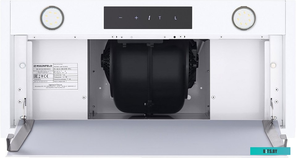 УТ000010030 Встраиваемая вытяжка MAUNFELD Fantasy Light 60, управление сенсорное, белый [ут000010030]