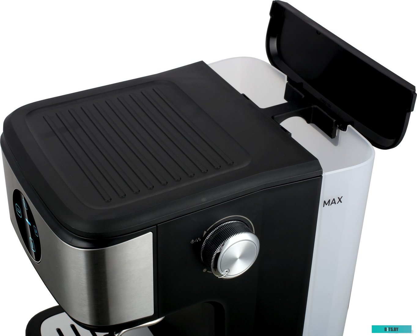 HEM-3312 Кофеварка Hyundai HEM-3312,  рожковая,  черный  / серебристый