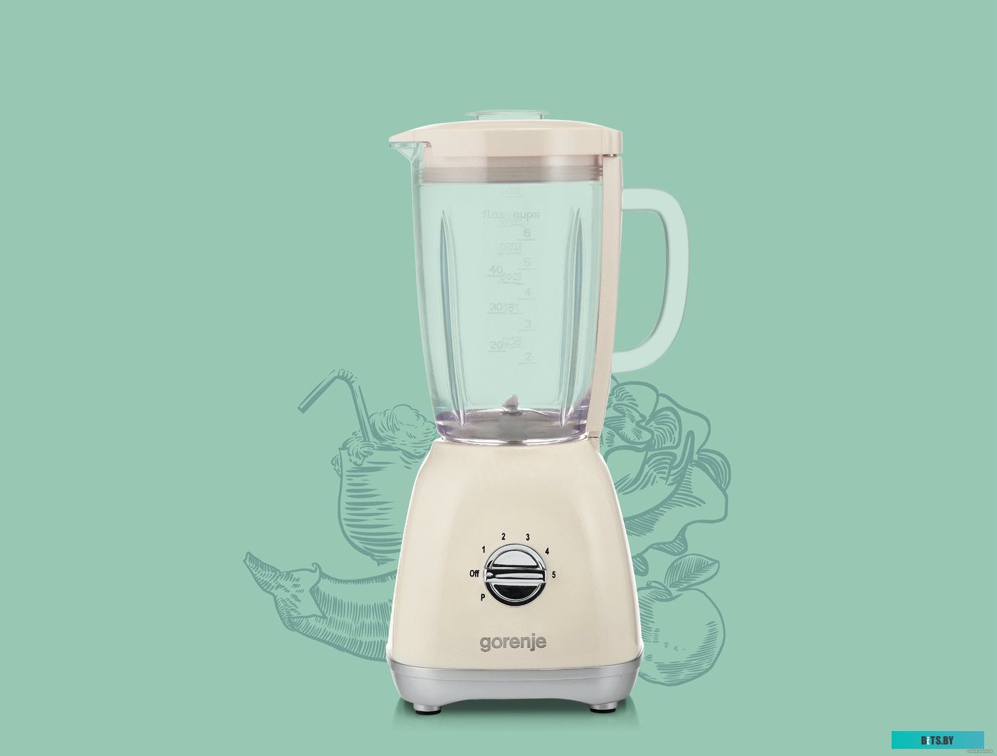 728253 Миксер планетарный MMC1000RL BEIGE 728253 GORENJE