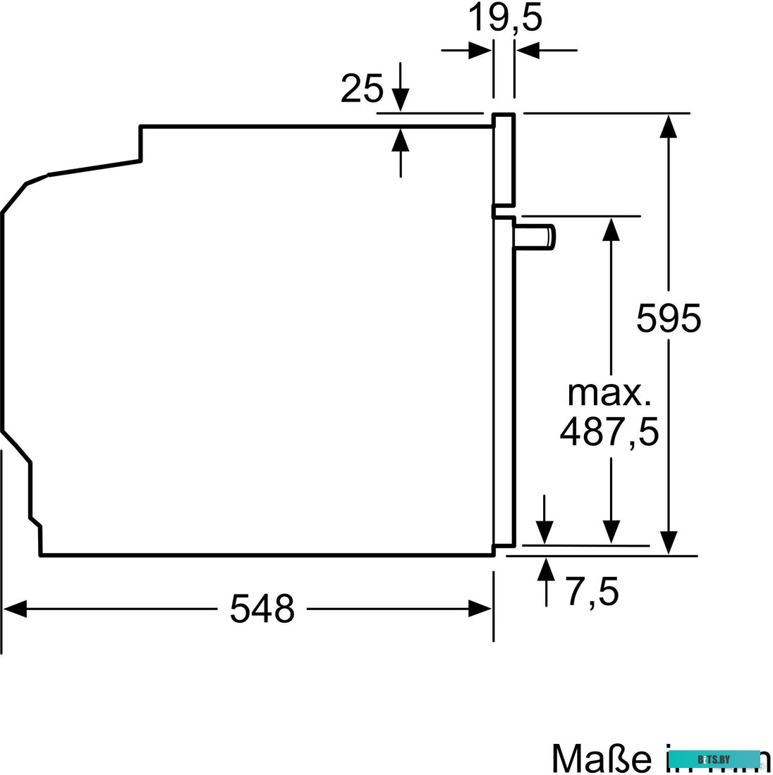 HBA573BS1 Духовой шкаф Электрический Bosch HBA573BS1 нержавеющая сталь/черный