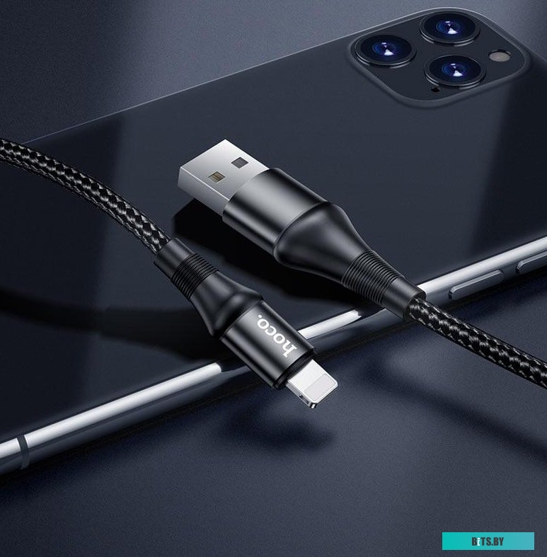 Кабель Hoco X50 Lightning (черный)