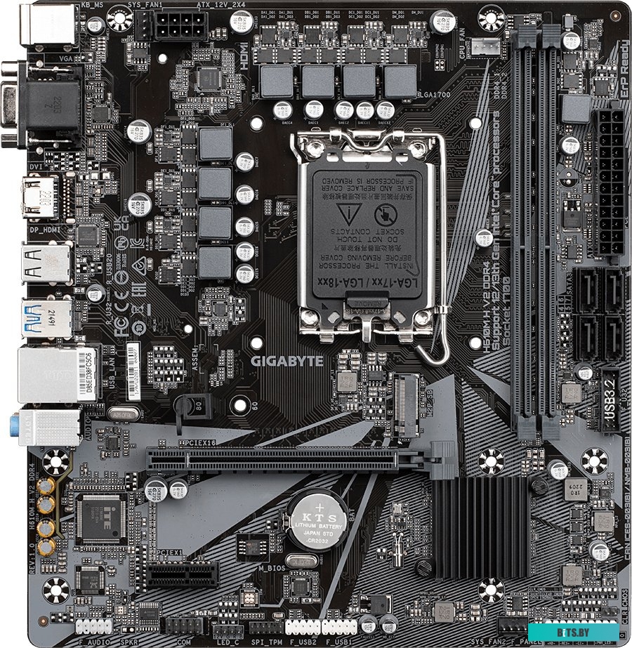 Материнская плата Gigabyte H610M S2 V2 DDR4 rev. 1.0