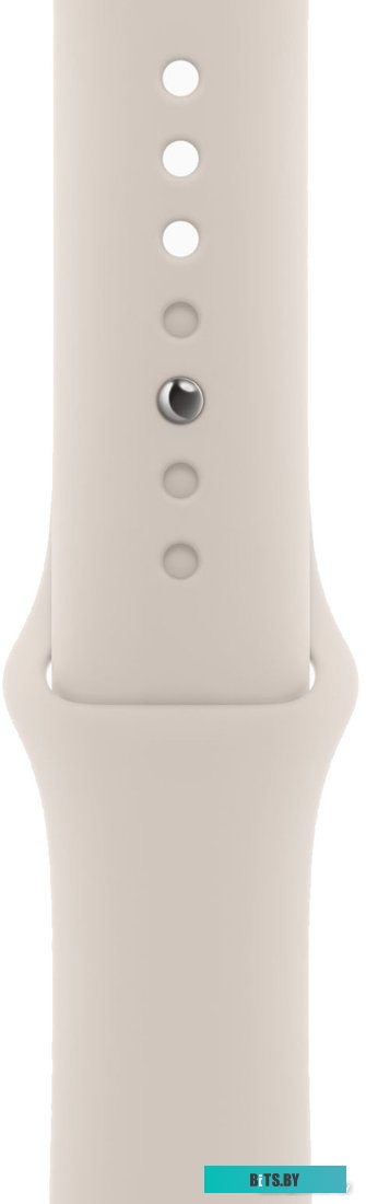 Умные часы Apple Watch Series 9 45 мм (алюминиевый корпус, звездный свет/звездный свет, спортивный силиконовый ремешок M/L) 