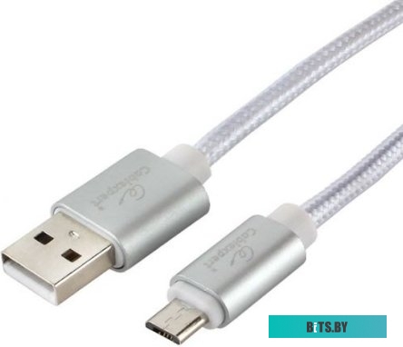 Кабель Cablexpert USB Type-A - MicroUSB CC-U-mUSB01S-3M (3 м, серебристый)
