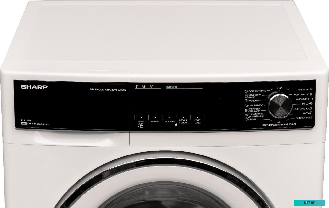 ES814RW Стиральная машина Sharp ES814RW, с фронтальной загрузкой, 8кг, 1400об/мин