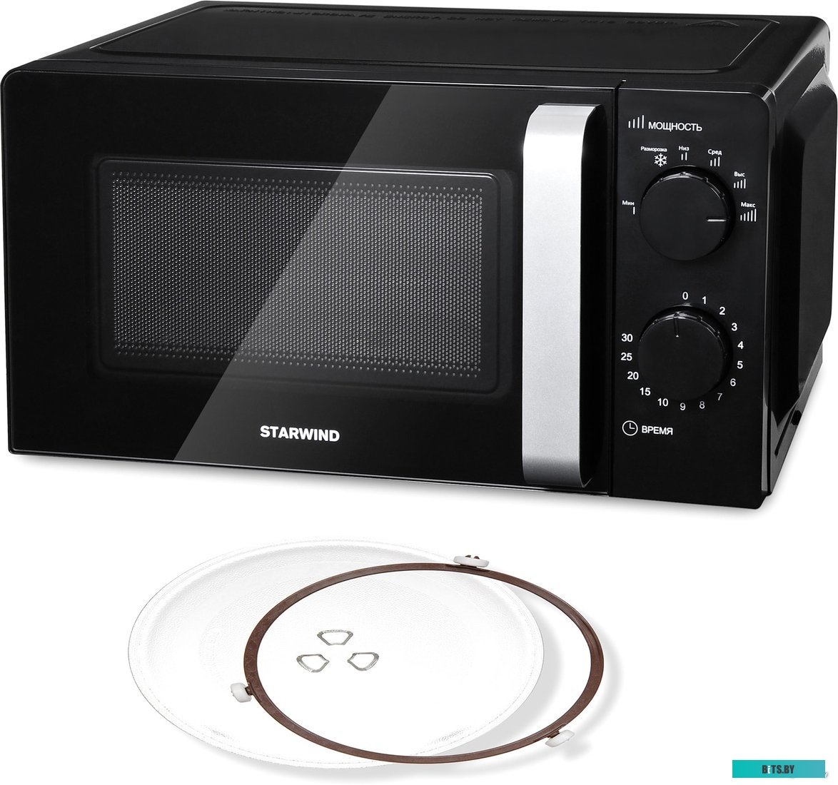 SMW5220_G Микроволновая печь STARWIND SMW5220, 700Вт, 20л, нержавеющая сталь