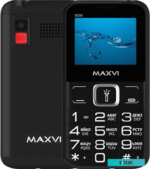 Мобильный телефон Maxvi B200 (черный)
