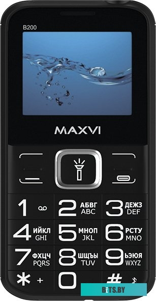 Мобильный телефон Maxvi B200 (черный)